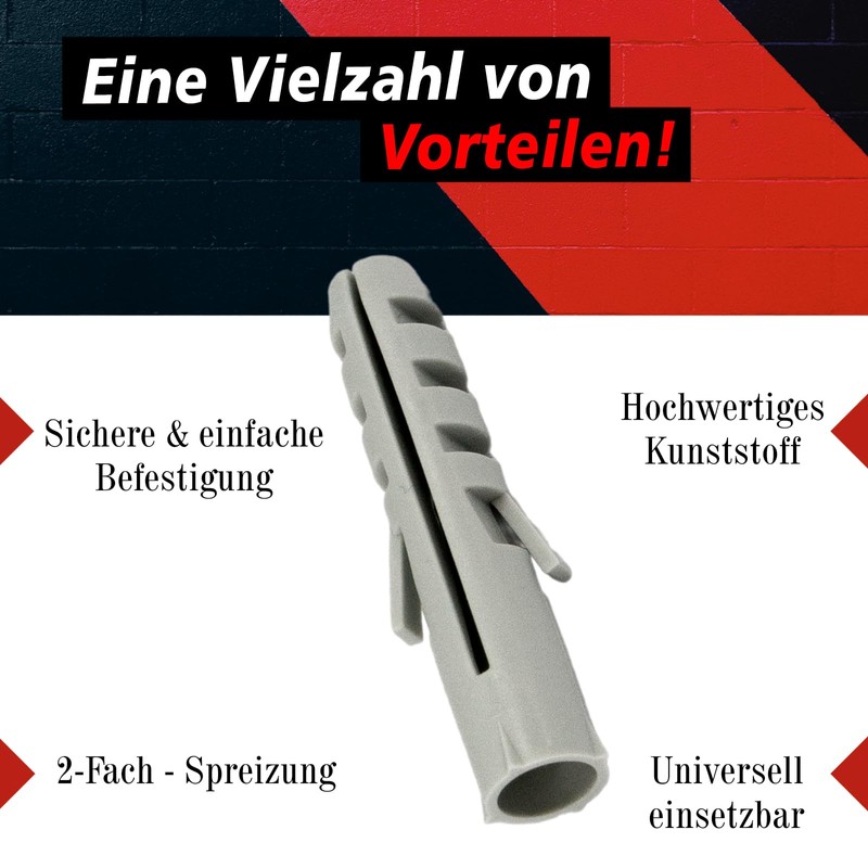 PRIOstahl Expansion dowels nylon dowels all-purpose dowels screw dowels professional