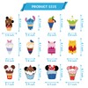 12Pcs Summer Ice Cream Cartoon Animals Cruise Door Magnets,Cute Style