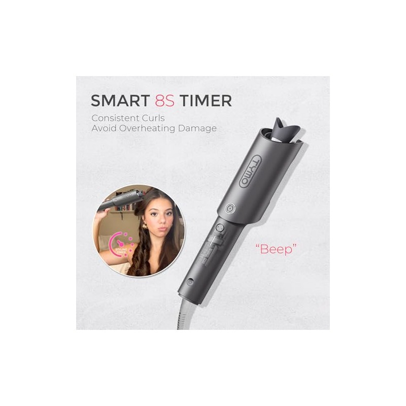 TYMO Automatic Rotating Curling Iron - TYMO CURLPRO Beach Waves