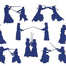 染の安坊 Toalla de Mano Anbo Tenugui, Kendo Match 8 Pairs(No es un Juego de 8 Discos), 100% algodón, Fabricada en Japón, 13.8 x 39.5 Pulgadas