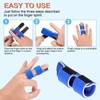 ALTcompluser Pack of 4 Finger Splints, Adjustable Finger Support, Finger