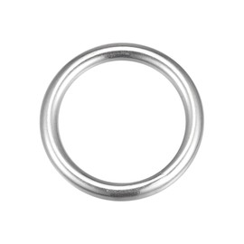 METALLIXITY Pack of 20 304 Stainless Steel O Rings (20 mm OD 3 mm Thickness) Welded Round Ring for Hanging Objects