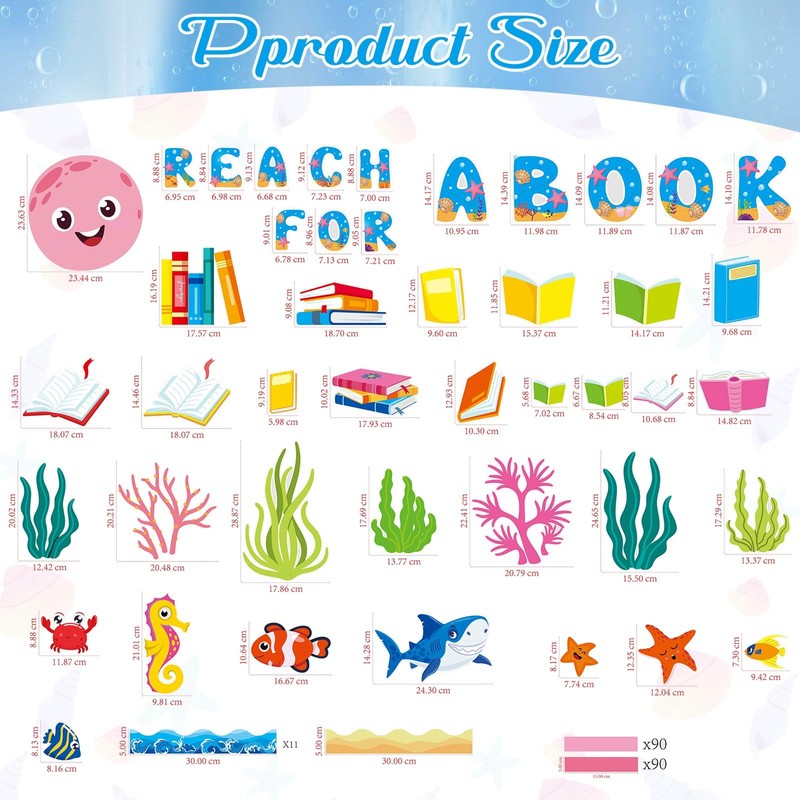 Pajean Ocean Bulletin Board Under The Sea Classroom Decor Sea