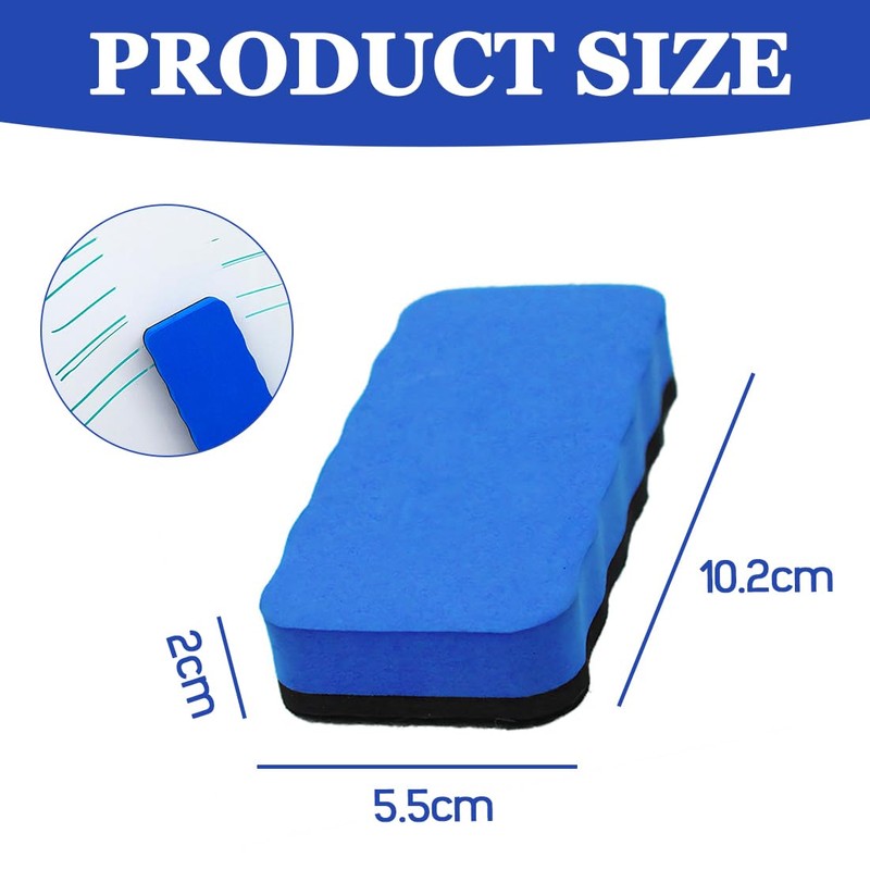 VONJUMA Pack of 3 Whiteboard Sponge Whiteboard Sponge Magnetic Whiteboard