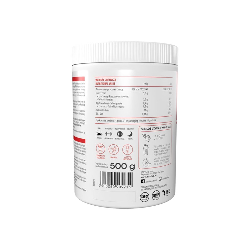 Activlab WPC Standard 500 g - Whey Protein Concentrate -