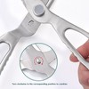 Nikou Stainless Steel Kitchen Scissors with Magnetic Scissors Sleeves, Multi-Purpose