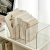 U Shaped Book Stand, Freely Combinable Acrylic Desktop Transparent Bookshelf
