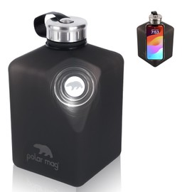 PolarMag 2.7L Large Water Jug with Built-in Tripod | BPA-Free, Leakproof, Matte Finish | Gym Bottle for Hydration, Outdoor Use & Content Creation | Reusable & Durable