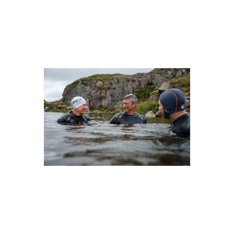 ZONE3 Neoprene Active-Flex Swim Cap For Swimming, Surfing, Paddle Sports