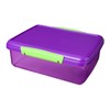 Sistema Blue Medium Plastic Kids School Sandwich Lunch Box Food