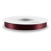 Satin Ribbon 1/8 Inch Burgundy Double Faced - 100 Yards