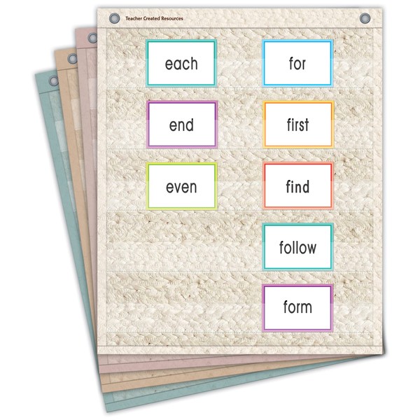 Teacher Created Resources Woven Magnetic Mini Pocket Charts (14" x