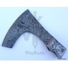 Damascus Steel Axe Hatchet Head