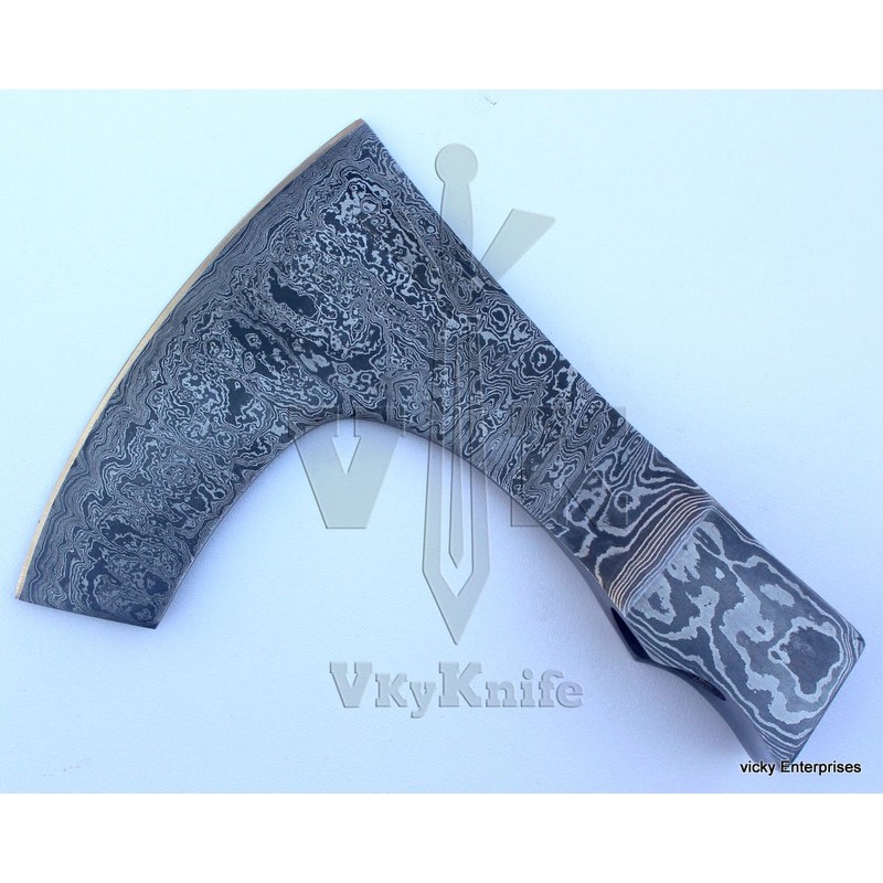 Damascus Steel Axe Hatchet Head