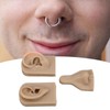 Silicone Piercing Practice Model Simulation Soft Flexible Nose Ears Model