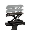 SPM-LFARR-LB Armrest Cushion, Height Adjustable, Post-Mounted Armrest, Chair with Cushion,