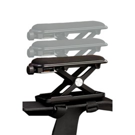 SPM-LFARR-LB Armrest Cushion, Height Adjustable, Post-Mounted Armrest, Chair with Cushion, Memory Foam, Elbow/Armrest, Height Adjustment, Armrest, Mount, Office Chair, Hand Rest, Fatigue Relief, Memory Foam, Telework, Black