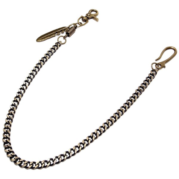GoodsLand GD-WLCHAIN-03 Metal Wallet Chain, Long, Stylish, Men's, Approx. 23.6