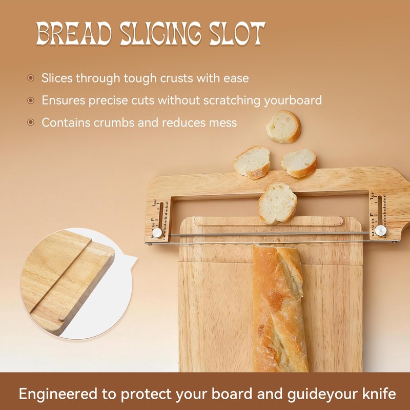 welsteepse Bread Slicer for Homemade Bread – Sourdough Bread Knife
