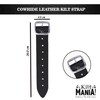 Mens Kilt Leather Straps Extender with Buckles, 1.25 Inch Wide