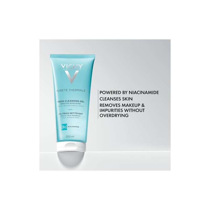 VICHY Puret Thermale Gel Limpiador Fresco Para Pieles Sensibles