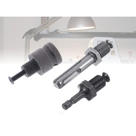 Wolfride ドリルチャックアダプター 1.5-13mmチャックに適用 sdsプラス 六角軸 1/2 軸 インパクトドライバー 12.7mm穴径のチャックに適用 ドリル ドライバー インパクト用 電動ドライバー ビット 電動ドリル 合金鋼製 アタッチメント 3本入り