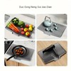 HomeCraft Silicone Dish Drying Mat Large – Durable Space-Saving Construction,