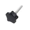 Oneyijun 4 Pcs M6 x 40mm Star Clamping Knob Grip