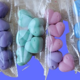 Strong Scented Soy Wax /Heart Shaped Wax Melt large candles:_Fruit loops