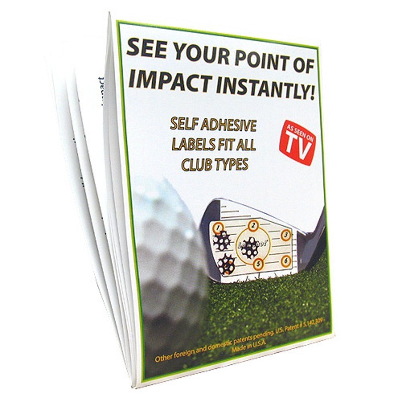 LongShot Golf Impact Label Pack - 250 Universal Irons