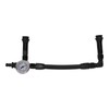 Fuel Line with Pressure Gauge Dual Feed Smooth Fuel Flow