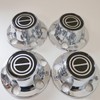 1980-1996 F150 Bronco Van Chrome Wheel Hub Center Caps Black