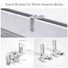 Metal Swivel Bracket for 2"(50mm) Venetian Blinds - L-Shaped Lock