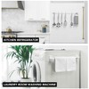 Deconovo Magnetic Curtain Rods 4‑Pack, Adjustable No‑Drill Stainless Steel 9-16