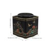 PRETYZOOM Cookie Tin Tinplate Square Cans Tin Containers with Lids