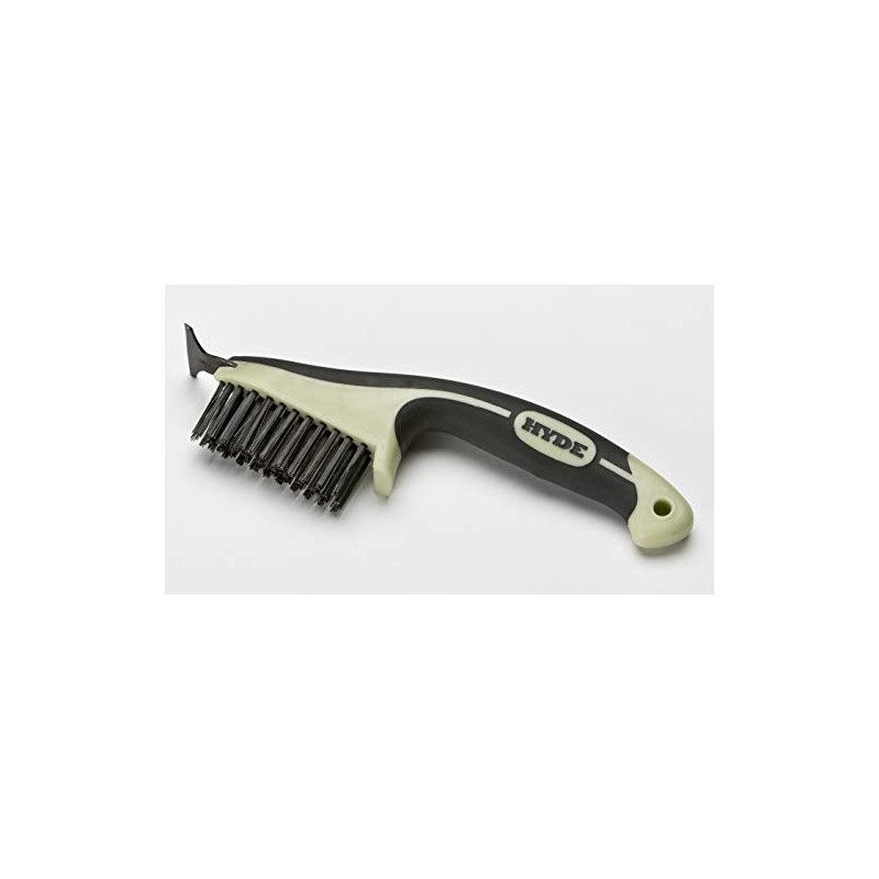 Hyde Tools 46835 Ergo Wire Brush, 3-1/4"