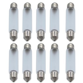 Replacement for Green Energy 24V 5W Xenon Festoon Clear by Technical Precision 10 Pack