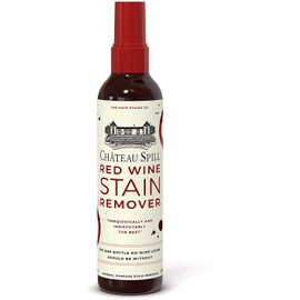 Chateau Spill Red Wine Stain Remover – Super Concentrated and Safe Spray Cleaner for New and Set-In Wine Stains on Carpet, Rugs, Clothing Upholstery and Laundry (120ml, 4 oz Spray Bottle)