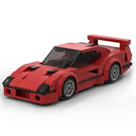 MIKEMENG 197pcs MOC Speed Champions Racing Car Sports Model Garage Sets Building Blocks Famous Racers City Vehicle Technique DIY Bricks Toys(M10130)