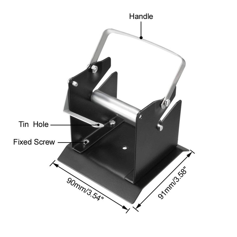 sourcing map Solder Dispenser Reel Soldering Wire Spool with Sponge
