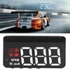 OBD2 HUD Windshield Projector Multi Function Gauge Alarm Fatigue Driving