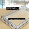 Azar Displays 556260 Clear Acrylic Serving Tray with Handles –