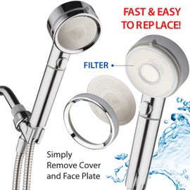 Dream Spa 4-piece Cartridge Replacement Set - Use with Any Dream Spa Shower Head, Hand Shower or Combo – America's Most Cost Efficient Shower Water Filtration System – Trusted US Brand