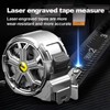 16ft Tape Measure, Stainless Steel Retractable Tape Measure, Waterproof &