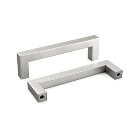 homdiy 30 Pack 4 Inch Brushed Nickel Cabinet Pulls Stainless Steel Kitchen Dresser Hardware for Drawer, Cupboard