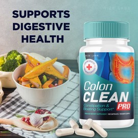 (2 Pack) Colon Clean Pro Capsules, Colon Clean Pro All-Natural Pills to Relieve Bloating, Colon Clean Pro Advanced Formula for Gut Health, ColonClean Pro Supplement, Reviews (120 Capsules)