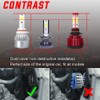 RIDROID 2x H7 LED Headlight Bulb Kit High/Low Beam 26000LM