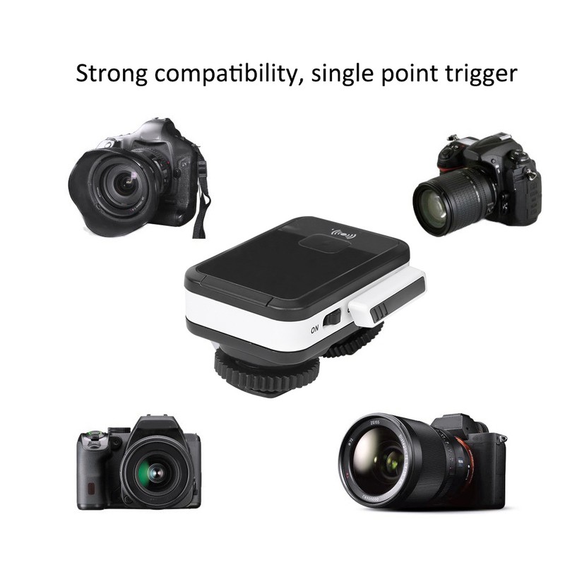 NiceFoto AC-2.4A Plastic Remote Control Trigger Anti Interference Support Synchronous