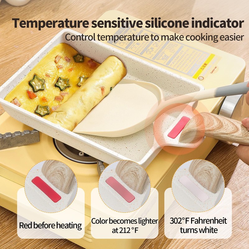 MAXCOOK Small Egg Pan Tamagoyaki Pan Nonstick Japanese Omelette Pan