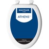 Mayfair Athens Toilet Seat, Easy Clean Hinges and Durable Wood